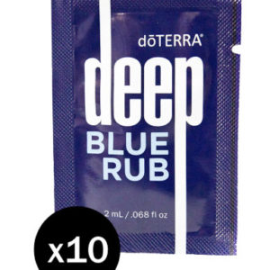 doTERRA Deep Blue samples pack of 10