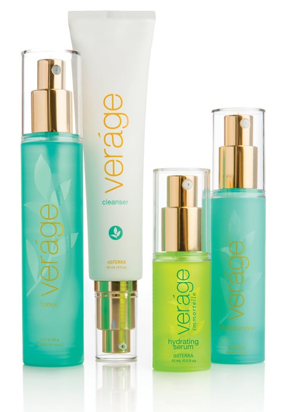 With powerful plant extracts, emollients and essential oils from CPTG, Veráge provides your skin with everything it needs. Using the same strict standards as in our CPTG essential oils, the ingredients used in Veráge are of the highest quality and purity. Every product in the Veráge system contains plant extracts that have been extensively researched and shown to promote a youthful appearance of the skin. Veráge is scientifically engineered to provide a natural and effective system that brings the skin back to life. The daily use of Veráge promotes a smooth, elastic and radiant complexion.
