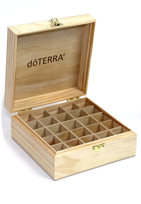 Storage box – doTERRA engraved wooden box