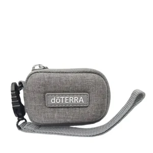 doterra schlüsselanhänger grau für 8 fläschchen